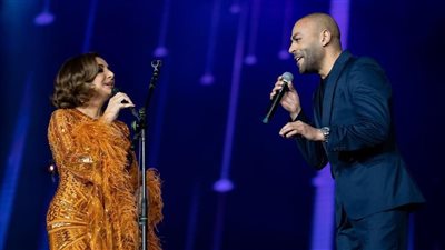 مشاهد مميزة من حفل أنغام بالسعودية.. دويتو مع أحلام وظهور ويجز على المسرح