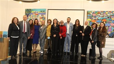 مايا مرسي تتفقد معرض womenovation (صور)