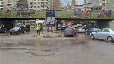 استمرار سوء الأحوال الجوية بالإسكندرية تزامنا مع نوة الشمس الكبرى 