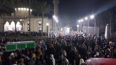 جنازة مهيبة، تشييع 5 جثامين من أسرة واحدة ضحايا سقوط سيارة بترعة في الدقهلية (صور)