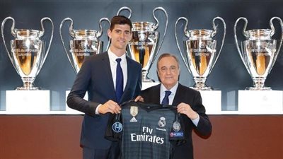 الكلاسيكو، كورتوا يستفز برشلونة قبل مواجهة اليوم ورئيس ريال مدريد مرعوب