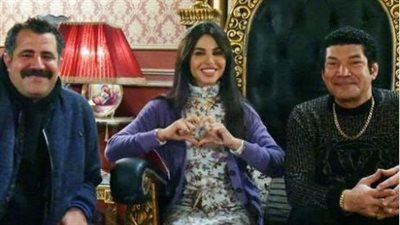 مسلسلات رمضان 2023، نسرين أمين وباسم سمرة من كواليس مسلسل بابا المجال 