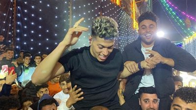 أول صورة من حفل زفاف إمام عاشور