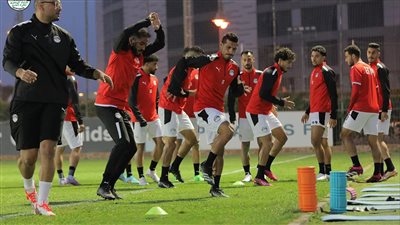 منتخب مصر يخوض تدريبه الأول استعدادا لمالاوي (صور)