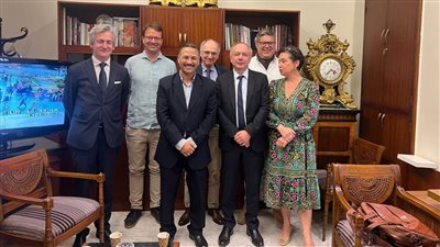 المتحف المصري بالتحرير يستقبل وفدين علميين من فرنسا