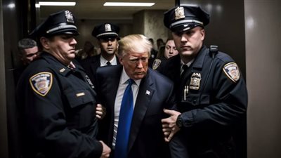 أمريكا تتأهب لاعتقال ترامب، وسر الممثلة الإباحية يشعل الولايات المتحدة (صور وفيديو)