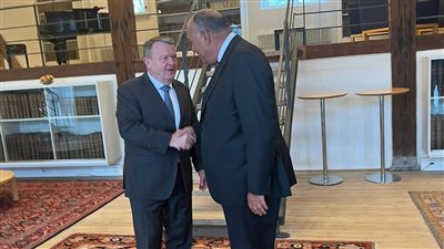 وزير خارجية الدنمارك يستقبل سامح شكري في كوبنهاجن