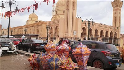 السيد البدوي بطنطا أيقونة المساجد الصوفية وعامر بالروحانيات في رمضان (صور) 