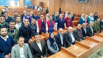 طب بني سويف تنظم ندوة لأطباء الامتياز بمناسبة بدء عملهم في المستشفى الجامعي