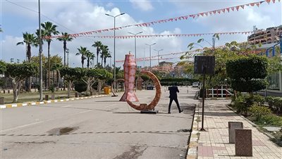 القرية الأوليمبية بجامعة المنصورة تدخل البهجة على روادها بزينة رمضان (فيديو وصور) 