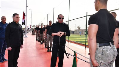 22 صورة ترصد تفاصيل تفقد السيسي لمقر أكاديمية الشرطة