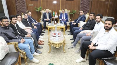 محافظ المنوفية يدعم فريق جامعة المنوفية المشارك بمسابقة Formila Student