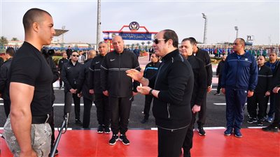  السيسي: الدولة قوية وأطمئن جميع المصريين 