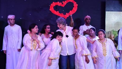 سوسن بدر في ضيافة مركز راشد لأصحاب الهمم (صور)