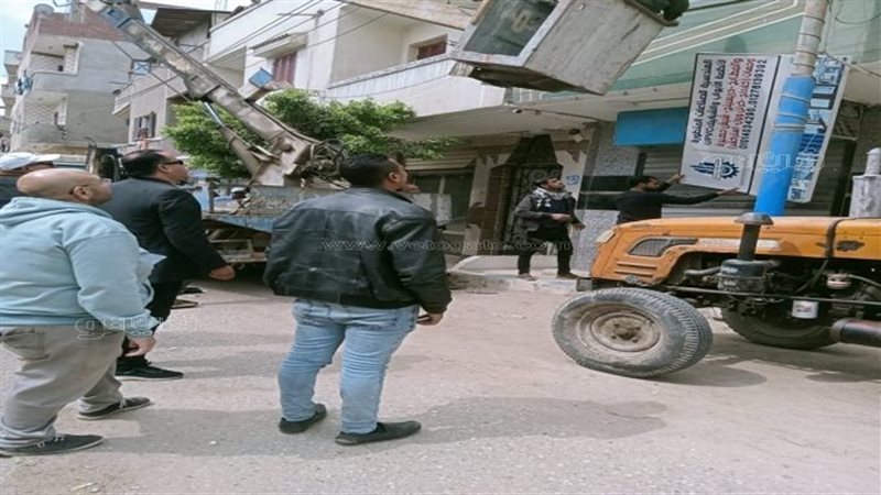 حملة اشغالات بالشرقية،فيتو