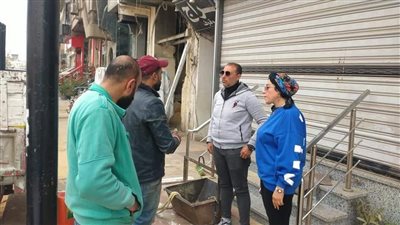 حي غرب المنصورة يشن حملة مكبرة لإزالة التعديات والإشغالات (صور)