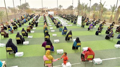 تضامن الفيوم: توزيع مساعدات على 10 آلاف مستفيد من مبادرة كتف في كتف