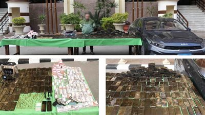 أول قرار ضد 3 أشخاص عثر بحوزتهم على 480 طربة حشيش بالجيزة 