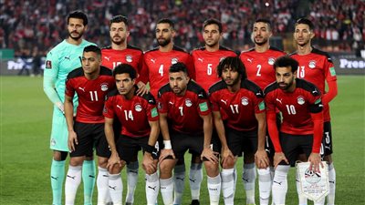 منتخب مصر بالقميص الأحمر ومالاوي بالأسود في مباراة الغد