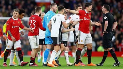 اتهام مانشستر يونايتد بارتكاب سلوك غير لائق ضد فولهام بكأس الاتحاد الإنجليزي