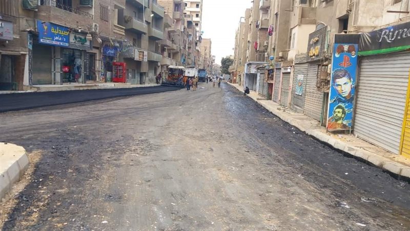 رصف طريق صلاح سالم