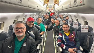 بعثة المنتخب الأولمبي تغادر إلى زامبيا بطائرة خاصة