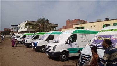 الكشف على 1654 مريضًا في قافلة علاجية بالمنصورة