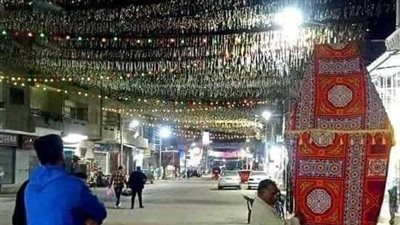 بالمجسمات والأنوار والزينة شوارع قرى الدقهلية تحتفي بشهر رمضان الكريم