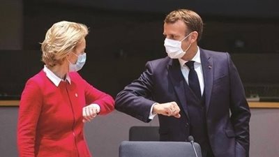 مانويل ماكرون ورئيسة المفوضية الأوروبية يزوران الصين مطلع أبريل