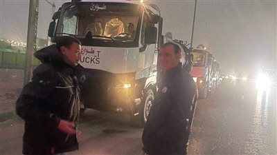  تعامل سريع مع سقوط الأمطار في العمرانية والهرم بالجيزة (صور)