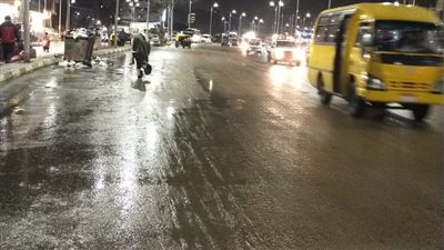 4 صور ترصد سقوط أمطار متوسطة على الإسكندرية 