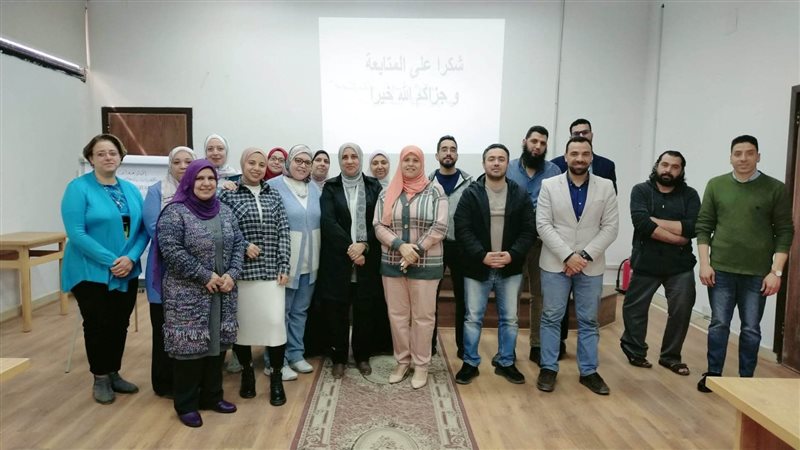 جانب من فعاليات المحاضرة،