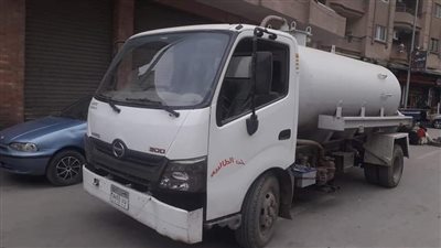 عربات شفط المياه بالمحاور الرئيسية لمواجهة الأمطار بالجيزة