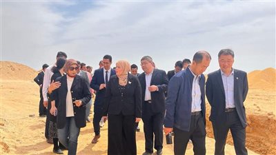 وفد صيني يزور مدينة السويس الجديدة للتعرف على فرص الاستثمار