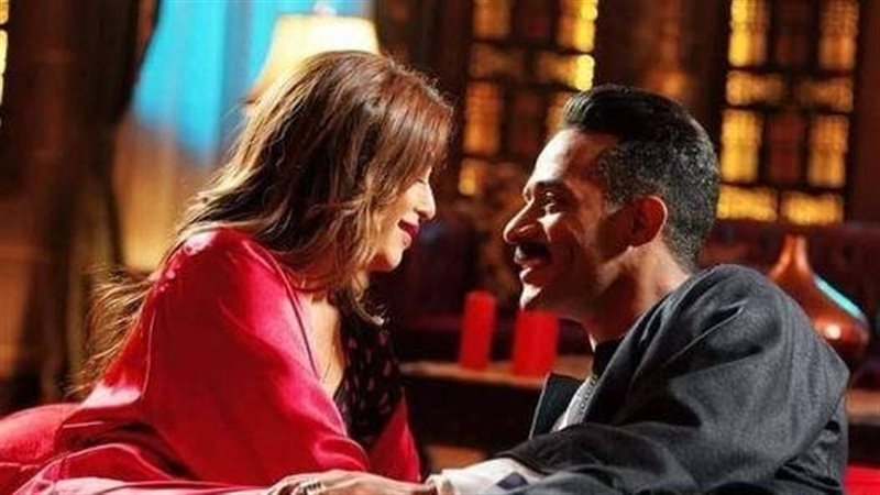 محمد رمضان ومنة فضالي،