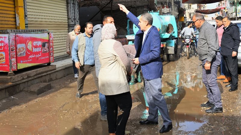 محافظ الغربية يتفقد