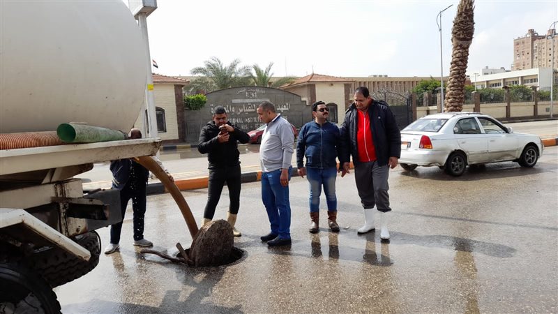 شفط مياه الأمطار