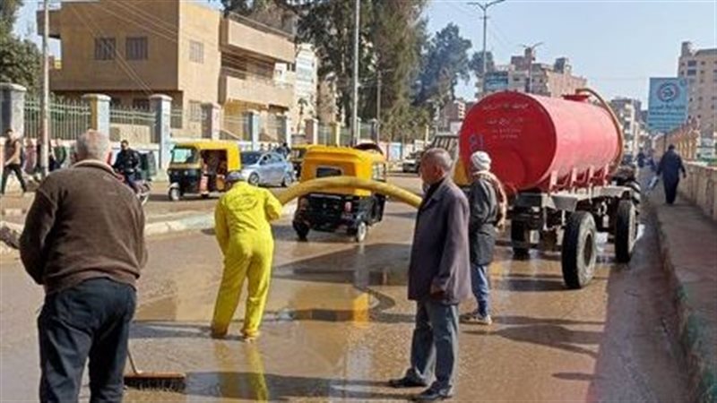 رئيس مركز فاقوس يتابع