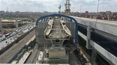 شاهد أحدث صورة لمحطة مترو جامعة القاهرة التبادلية بين الخطين الثاني والثالث