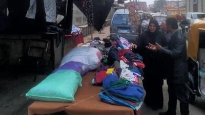 حملات لإزالة الإشغالات بمركز ومدينة بلبيس في الشرقية 