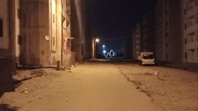 حل مشاكل الإنارة العامة بمدينة المستقبل في الإسماعيلية 