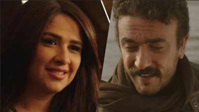غزل أحمد العوضي لياسمين عبدالعزيز في ثالث حلقات مسلسل ضرب نار