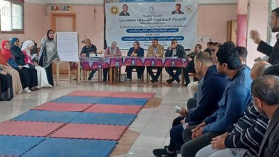 تنظيم ملتقى الحوار الوطني بمركز شباب ديسط بمحافظة الدقهلية