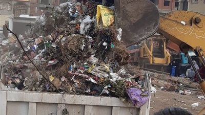 رفع 860 طن قمامة وأتربة من شوارع وميادين الدقهلية 