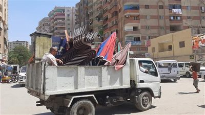 رفع 340 حالة إشغال طريق في 3 مراكز بالبحيرة (صور) 