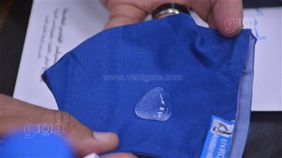 رئيس القومي للبحوث يستعرض مزايا الكمامة المقاومة للميكروبات (فيديو)