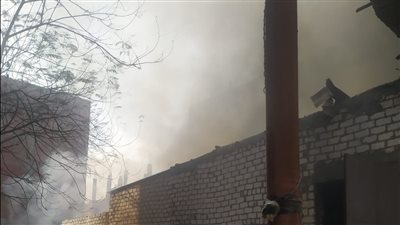 إخماد حريق مصنع أحذية بالقنطرة غرب في الإسماعيلية