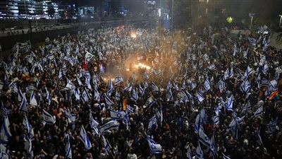 مظاهرات إسرائيل، قائد شرطة تل أبيب ينضم للاحتجاجات