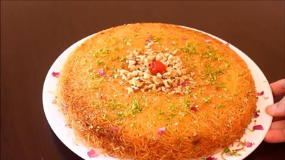 تكلفة إعداد صينية كنافة في المنزل