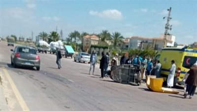 إصابة 5 أشخاص في تصادم بطريق الإسماعيلية الزقازيق الزراعي 